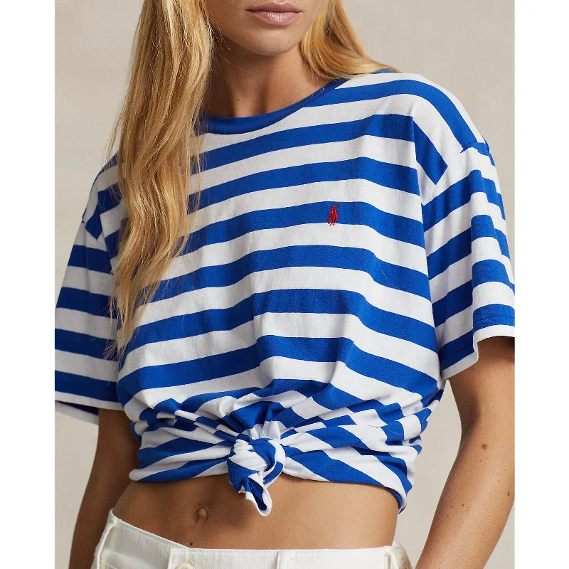 Polo Ralph Lauren - Striped T-Shirt - Sapphire Star/White