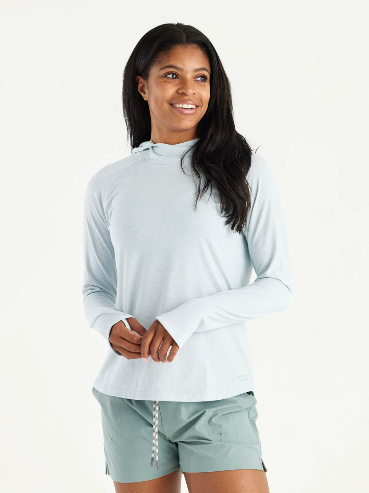 Women's Elevate Hoodie - Heather Tide Pool