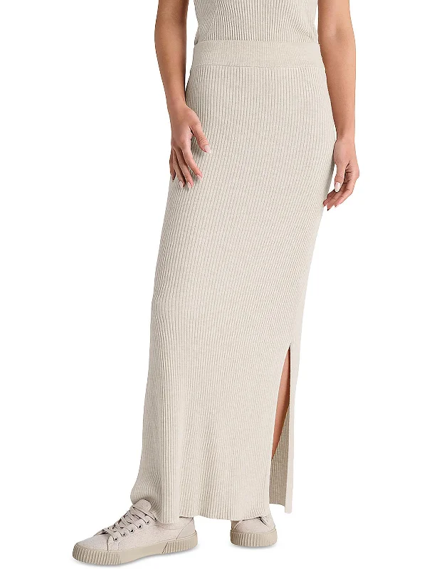 Georgia Womens Cashmere Blend Long Maxi Skirt