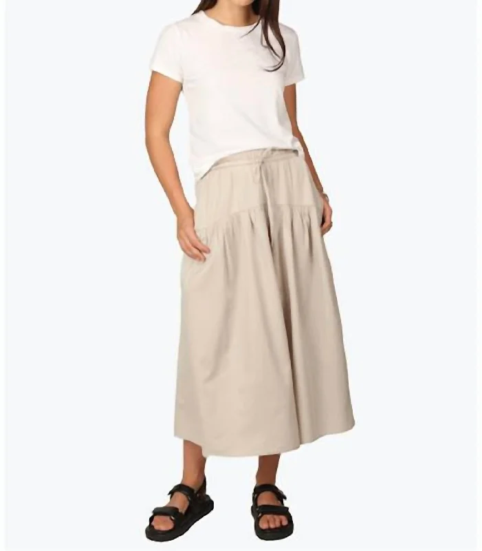 James Skirt In Khaki