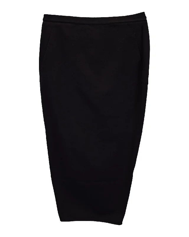 Rick Owens Tecuatl Skirt In Black Viscose