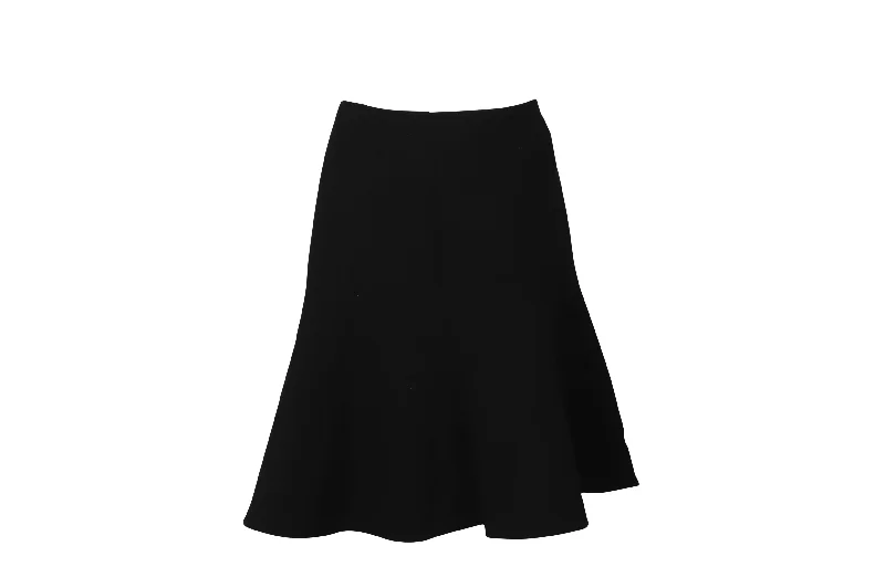 Temperley London Knee-length Skirt in Black Silk