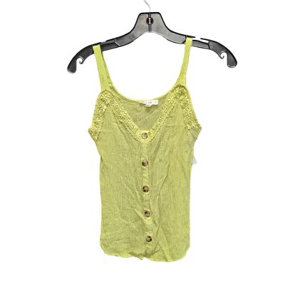 Top Sleeveless By Cmc In Green, Size: S