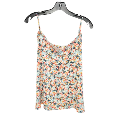 Top Sleeveless By Loft In Floral Print, Size: M