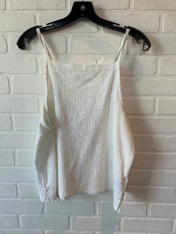 Top Sleeveless By Madewell In Cream, Size: L