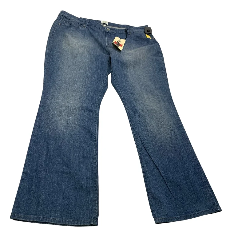 Jeans Boot Cut By Levis In Blue Denim, Size: 22