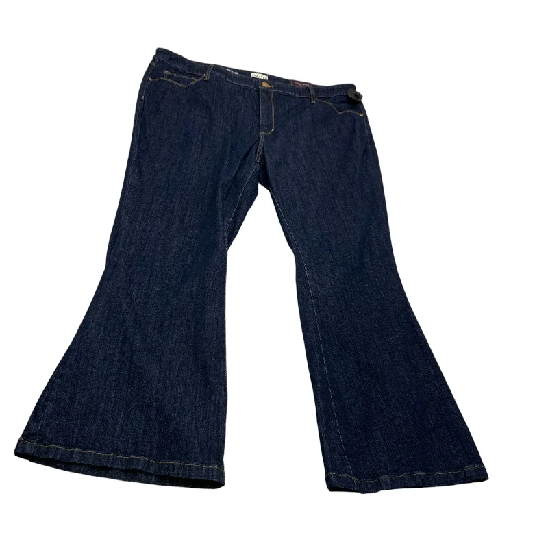 Jeans Flared By Ava & Viv In Denim, Size: 24