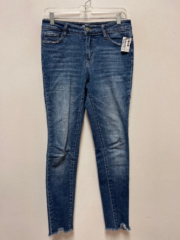 Jeans Skinny By Kancan In Blue Denim, Size: 4