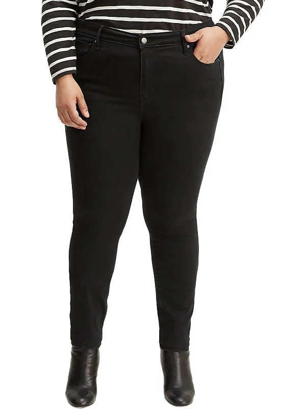 Plus 751 Womens High Rise Slim Skinny Jeans