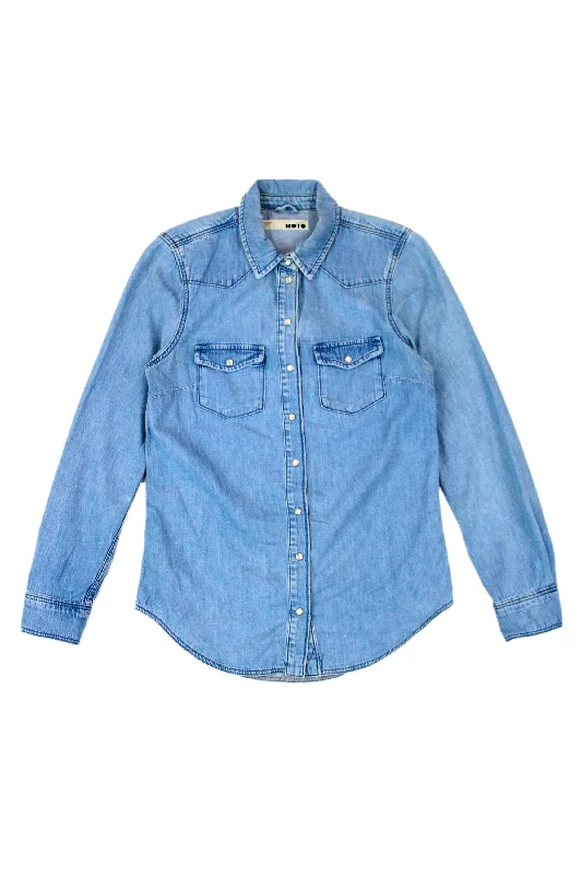 Topshop Moto - Denim Shirt