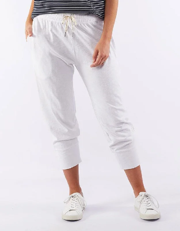 3/4 Brunch Pants - White