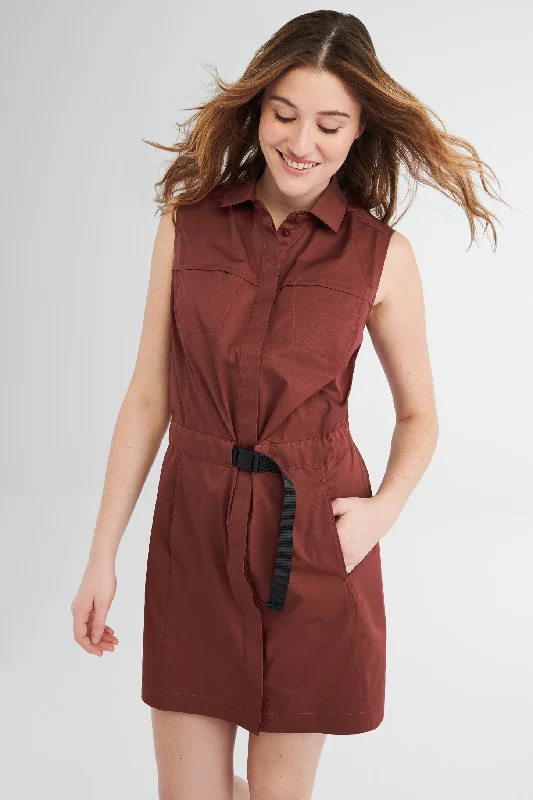 Robe polo à ceinture BM - Femme