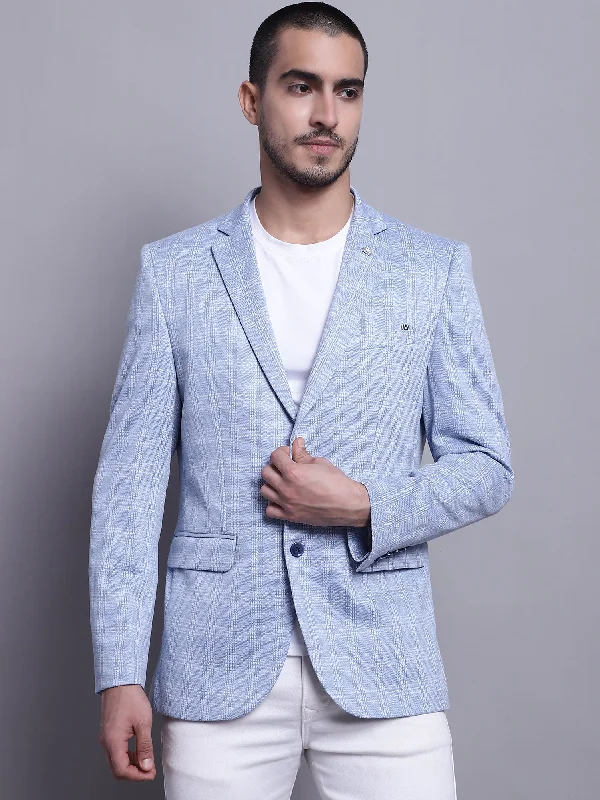 Men Blue Blazer