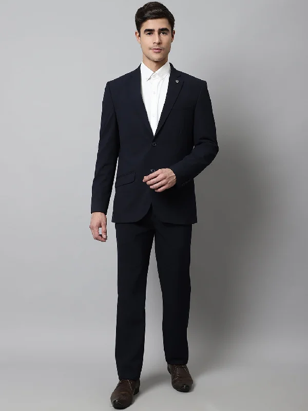 Men Navy 2 Piece Suit