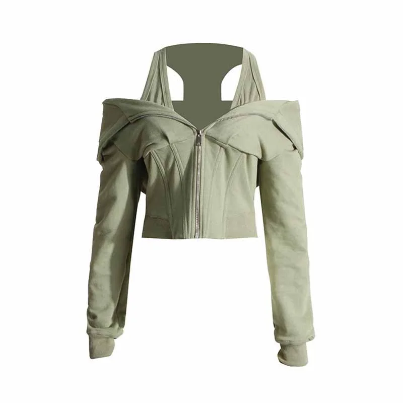 Women's Layered Corset hoodie