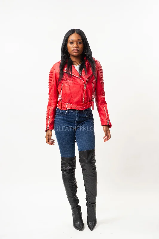 Women's Trey Biker [Red]