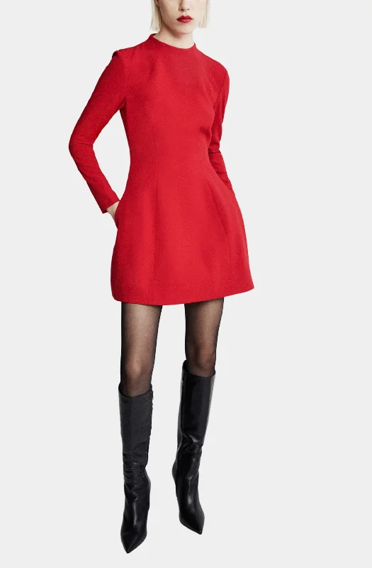 Delphi Long Sleeve Mini Dress