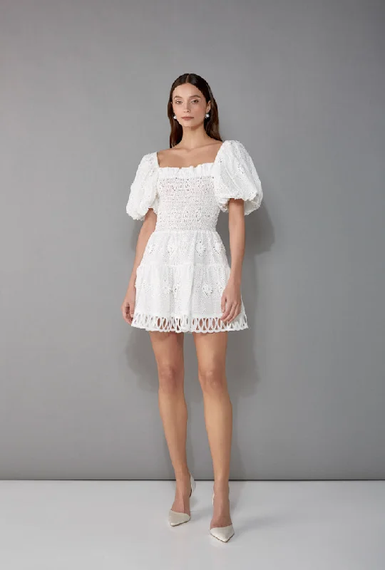 ELEONORA MINI DRESS WHITE