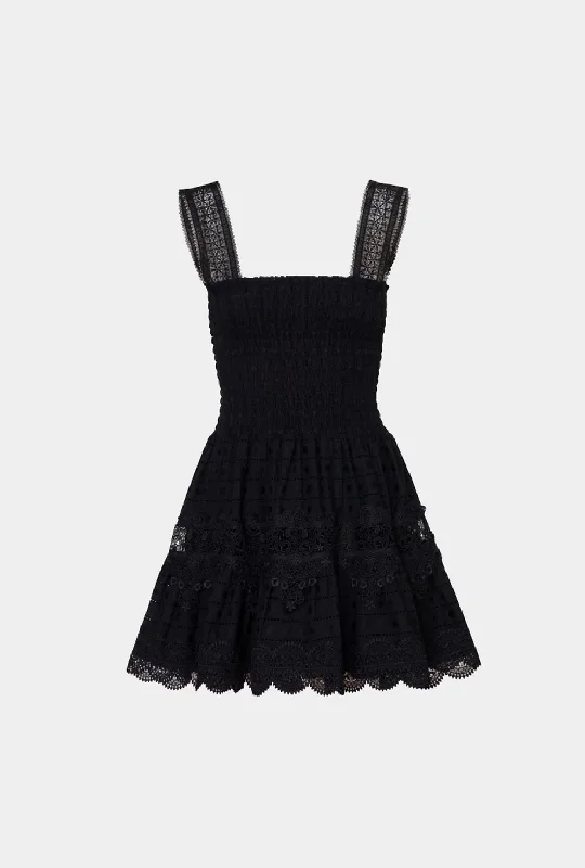 LEAH MINI DRESS BLACK