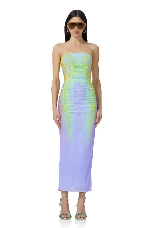 Marlo Maxi Dress - Placed Citrus Swirl