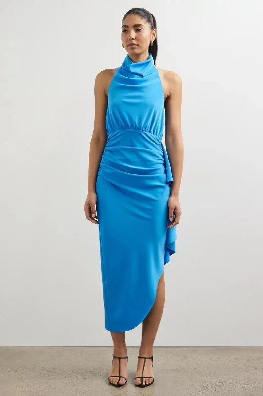 Misha Esilda Midi Dress - Topaz Blue