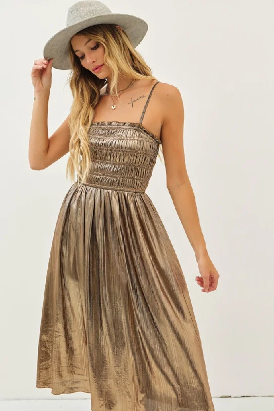 My Night Midi Dress - Bronze