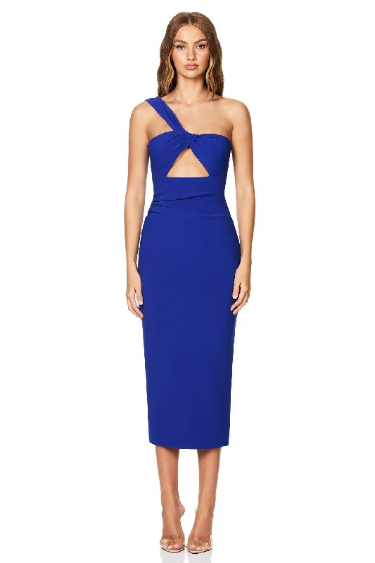 Nookie Tease Midi Dress - Royal