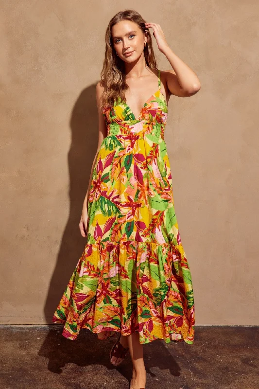 Tropical Serenade Maxi Dress