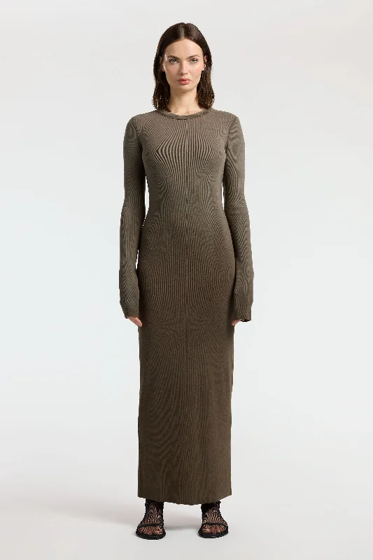 Verona Crewneck Maxi Dress