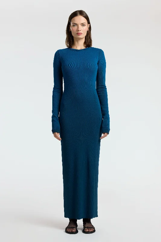 Verona Crewneck Maxi Dress