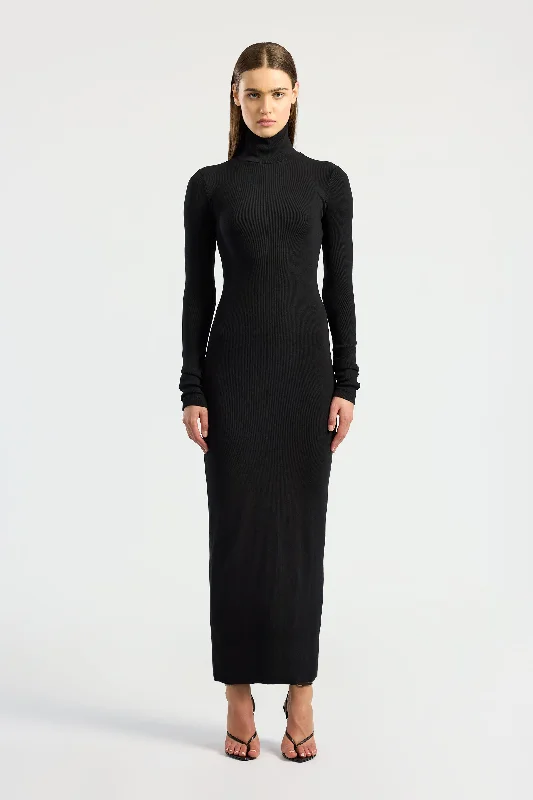 Verona Turtleneck Maxi Dress